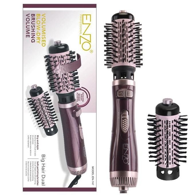 ENZO Professional Brosse Chauffante Lissante Rotative 2EN1 – Brushing Volume & Brillance | STORE 16 – Image 5