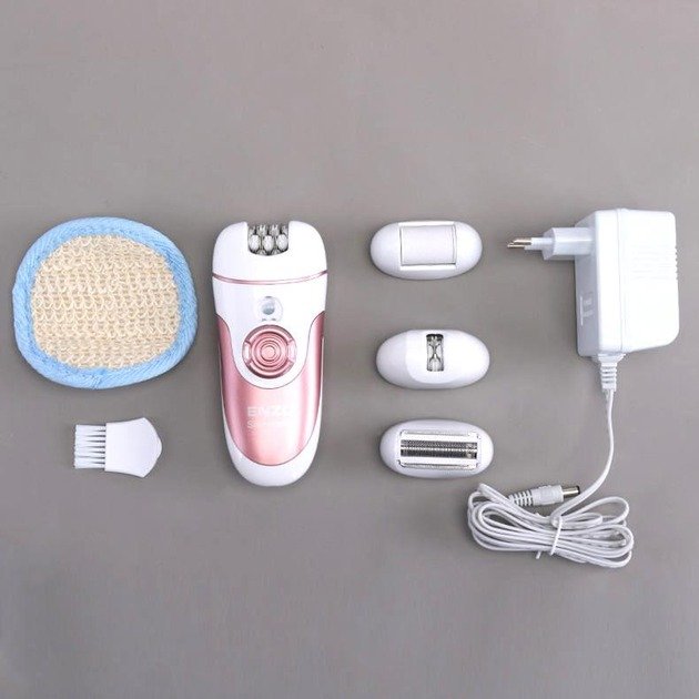 Épilateur Sans Fil Multifonction ENZO – 2 Vitesses, 4 Embouts & Lumière LED | STORE 16 – Image 4